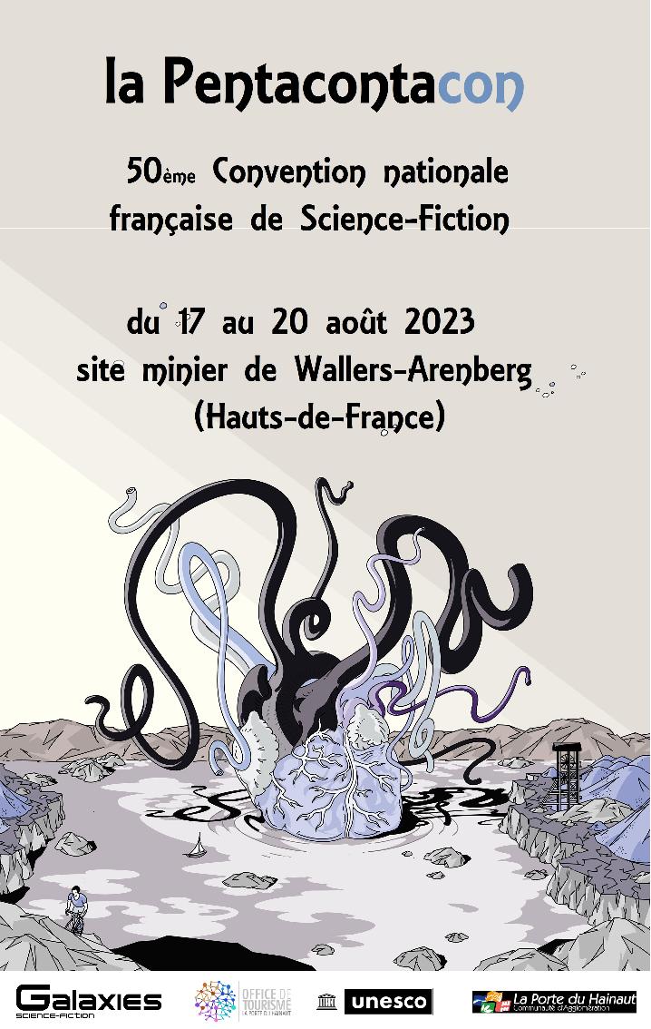 Affiche 50ème Convention nationale française de Science-Fiction 2023