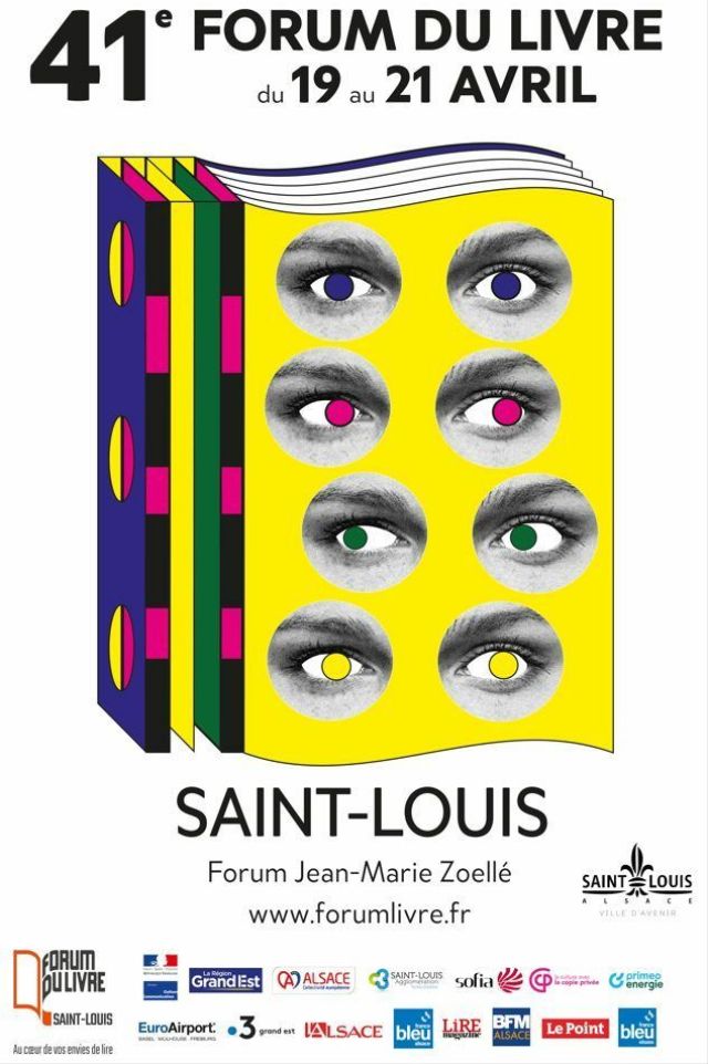 Affiche du forum du livre de Saint-Louis